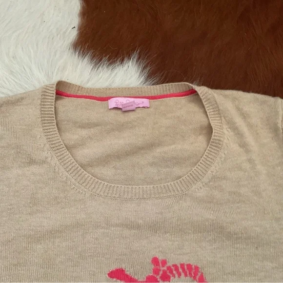 Lilly Pulitzer Beige Sweater with Anchor Design - Picture 8 of 10